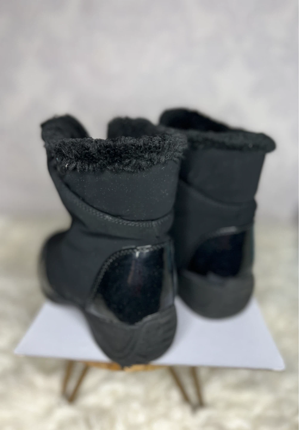 Black Front-Zip Winter Boots - photo 3
