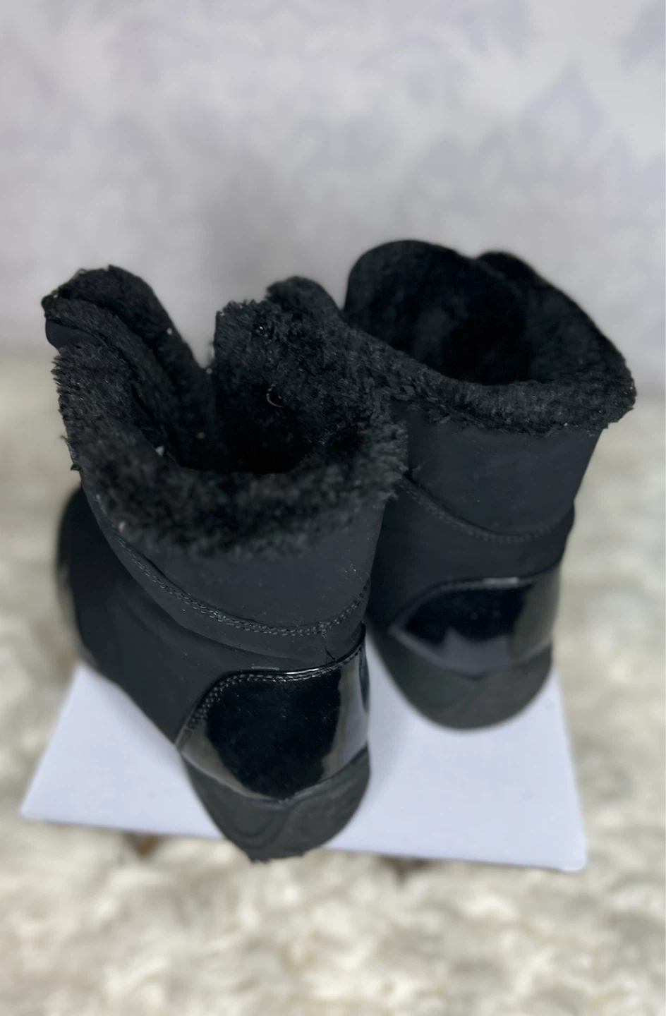 Black Front-Zip Winter Boots - photo 5