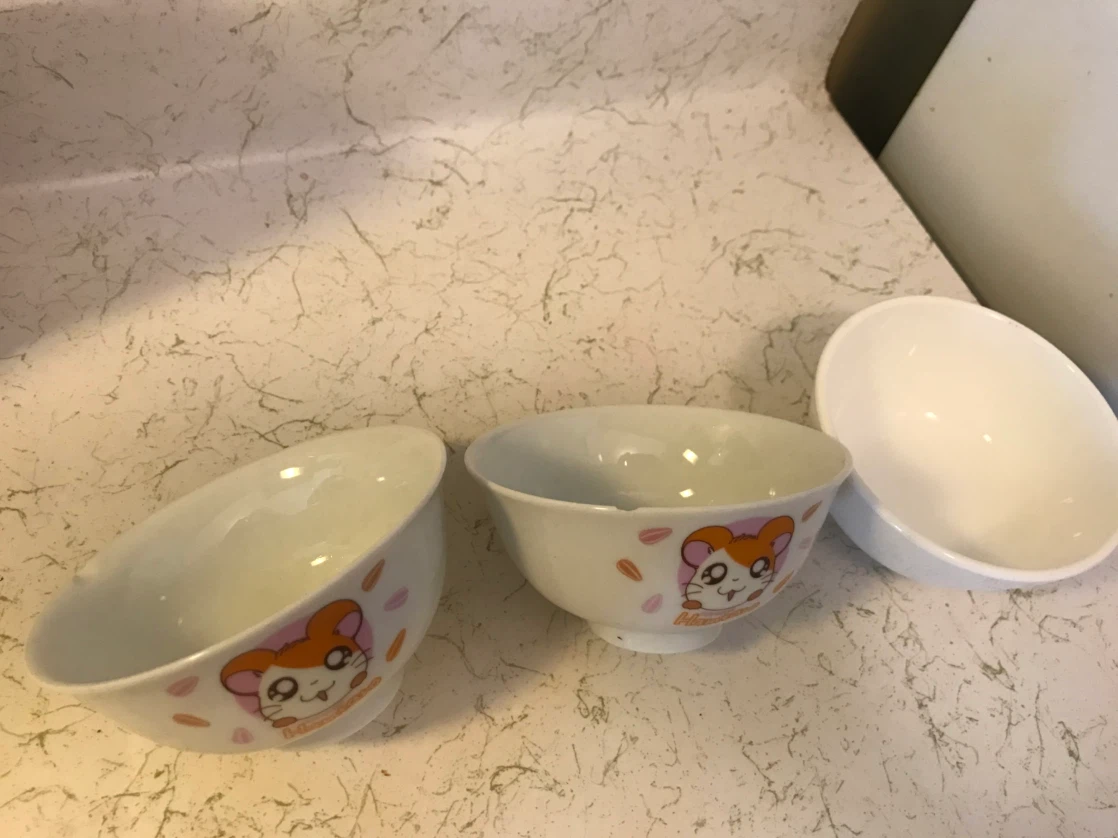 Set of 2 Hamtaro Ceramic Bowls - photo 2