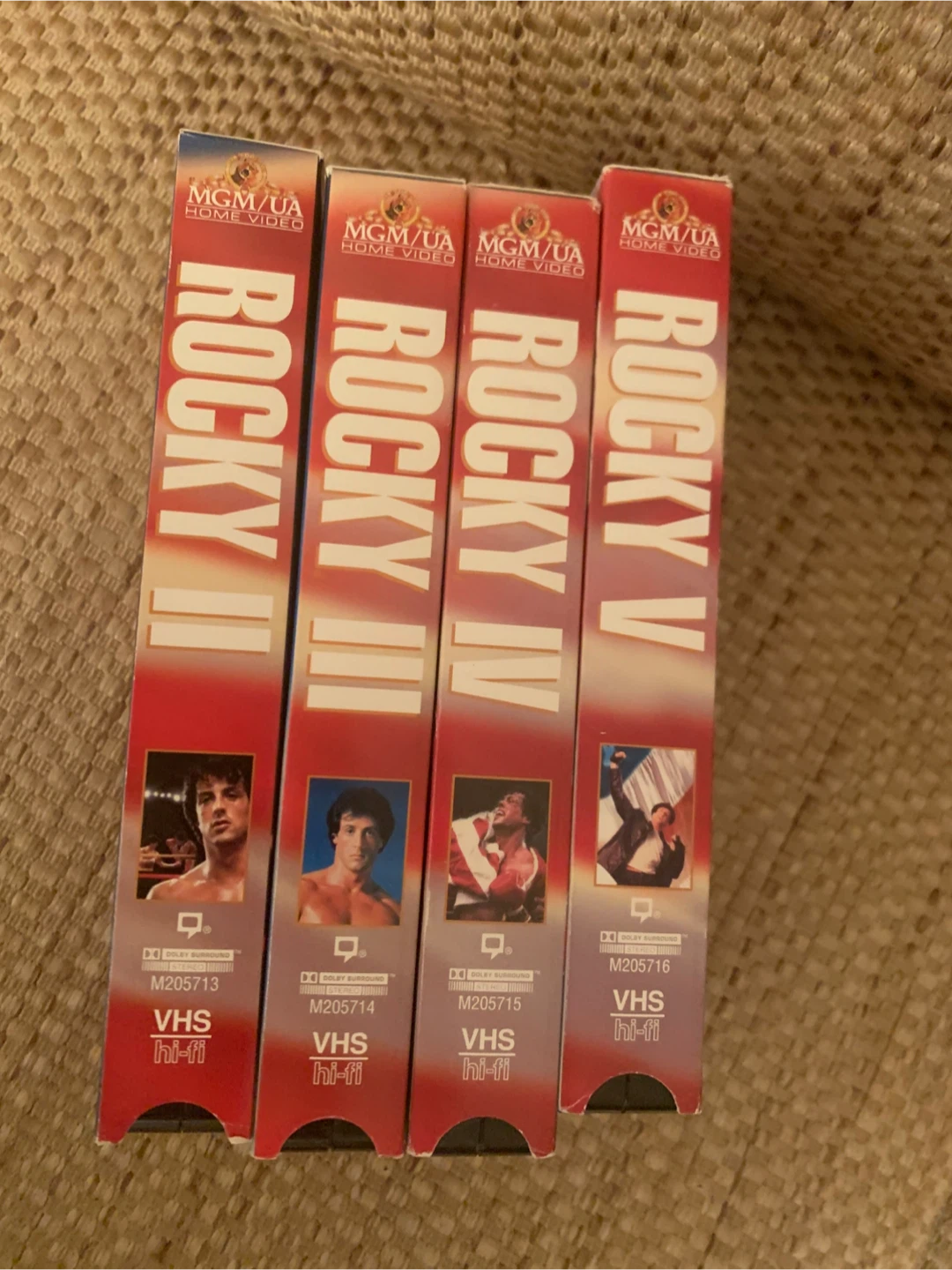 Set of 4 Rocky VHS Tapes - photo 2