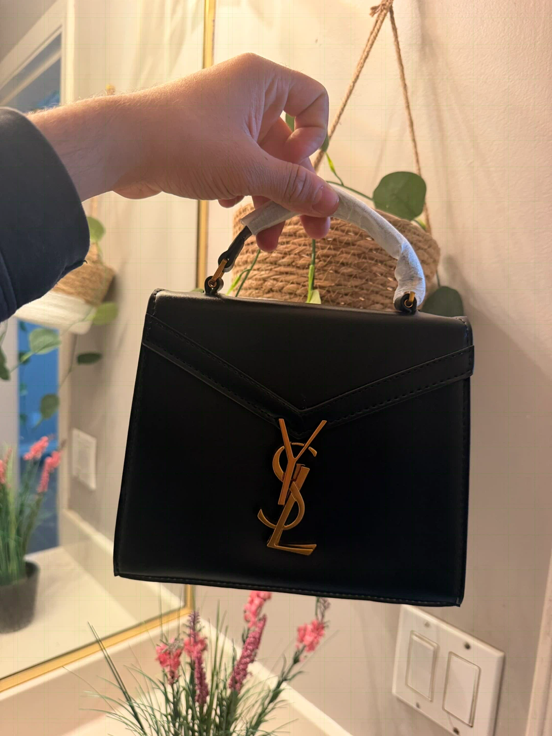 Saint Laurent Cassandra Top Handle Bag