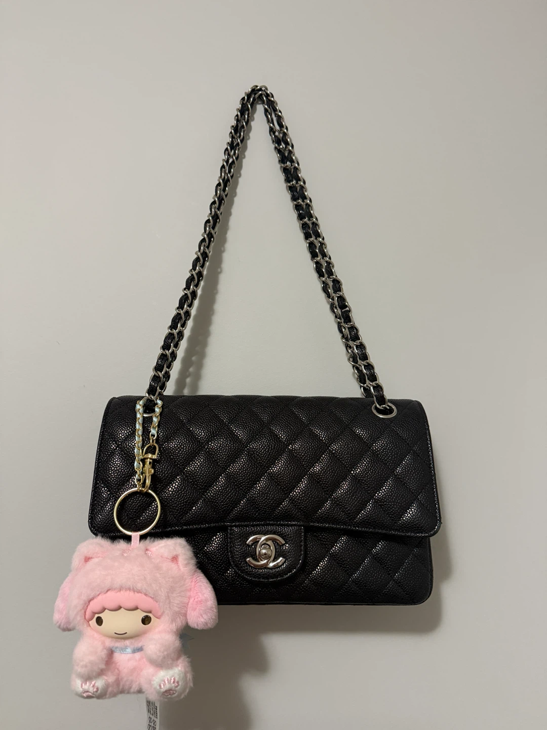 CC Black Small Flap Bag
