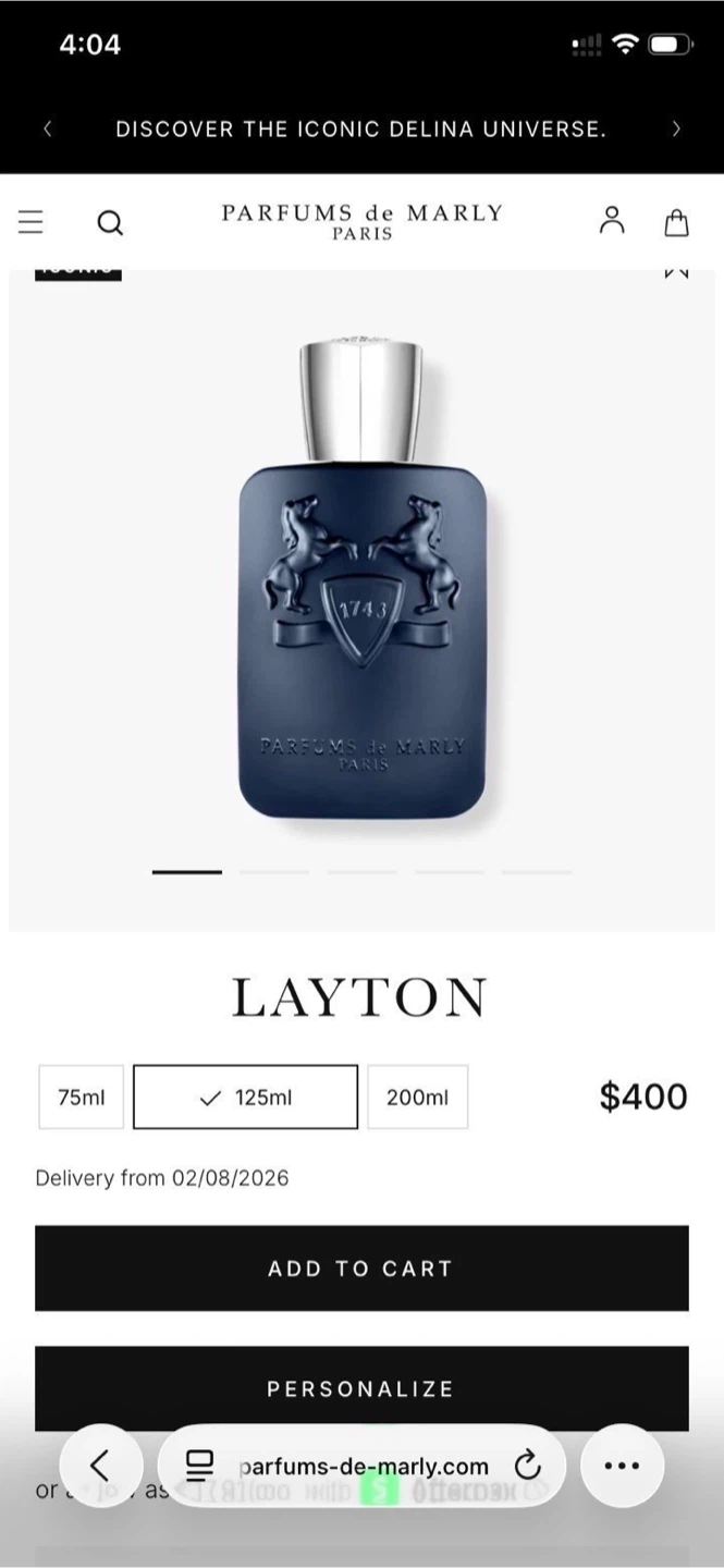 Parfums de Marly Layton Eau de Parfum 125ml