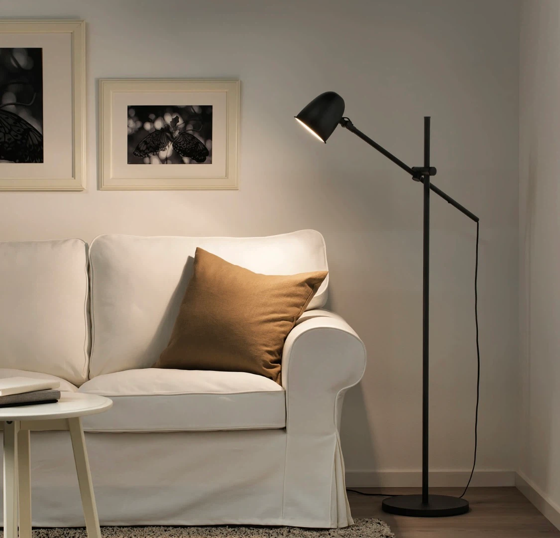 IKEA Black Floor Lamp - photo 2