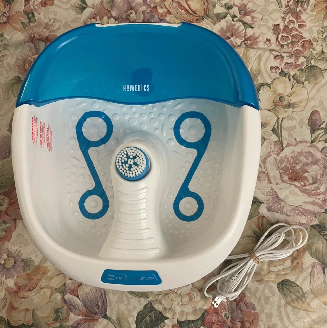 🌱HoMedics Bubble Bliss Deluxe Foot Spa with Bubble Massage - photo 2