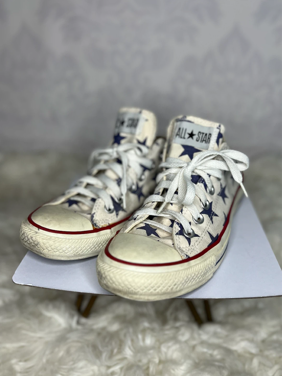 Converse All Star Star Print Low-Top Sneakers