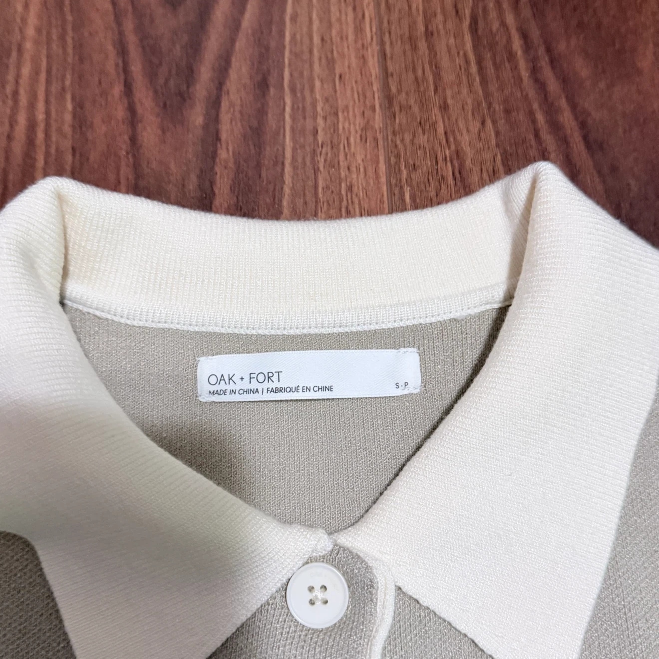 Oak + Fort Collared Knit Top - photo 3