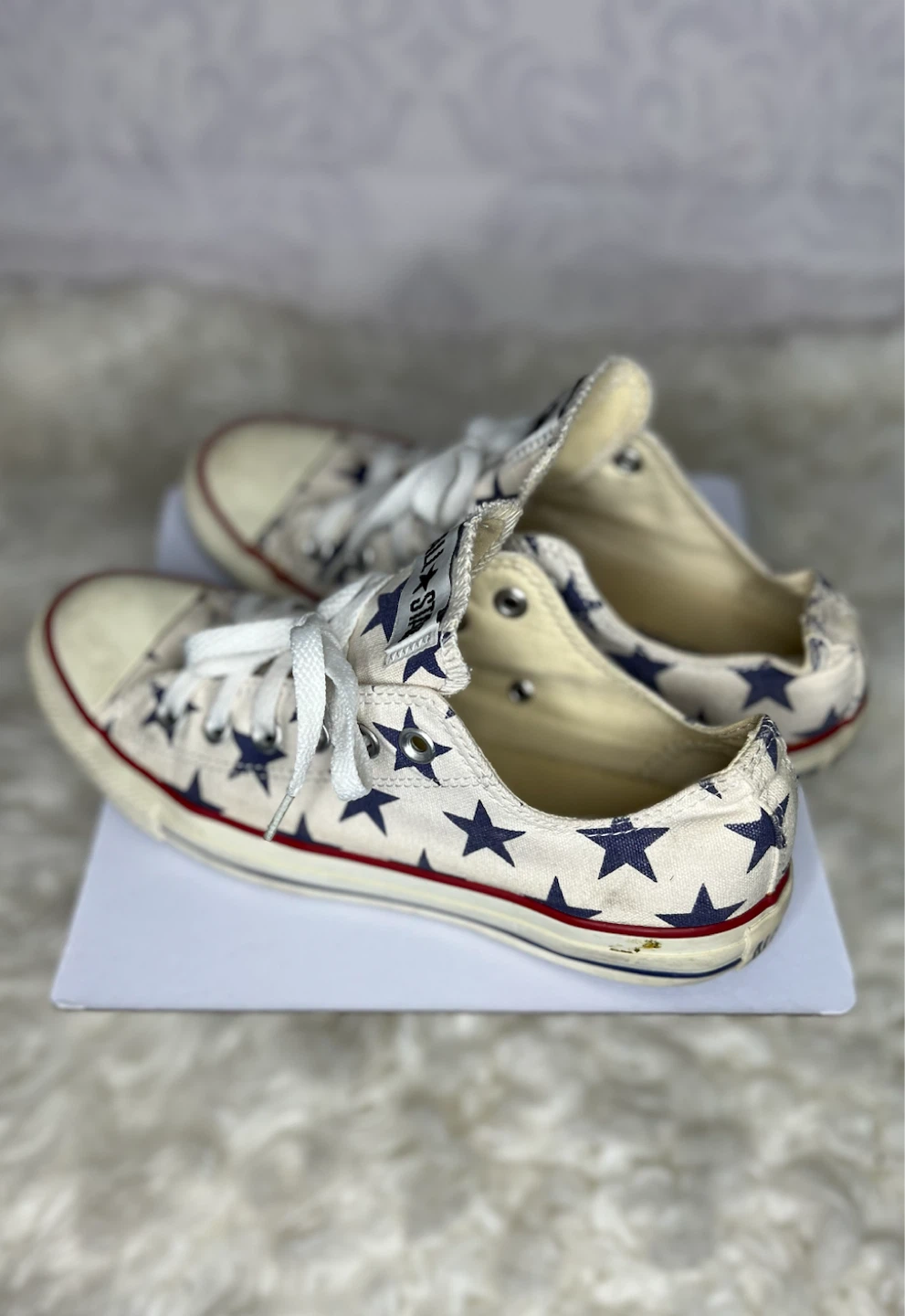 Converse All Star Star Print Low-Top Sneakers - photo 4