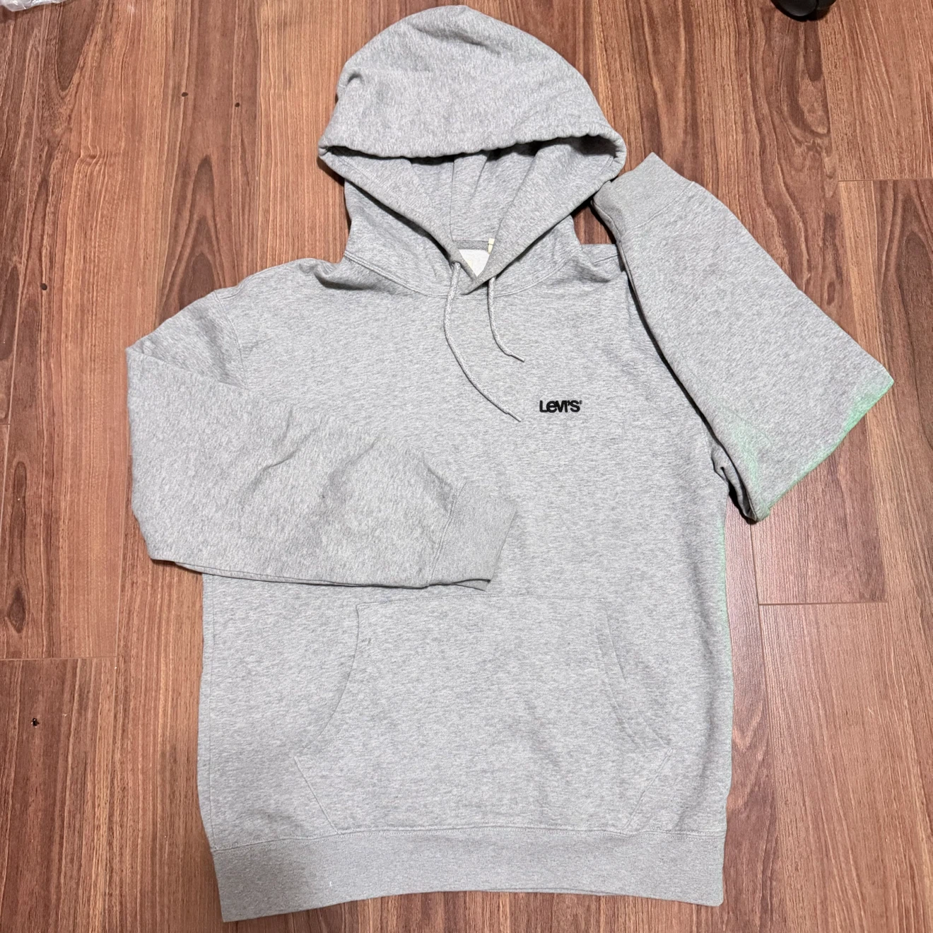 Levi's Grey Relaxed Hoodie Size Small