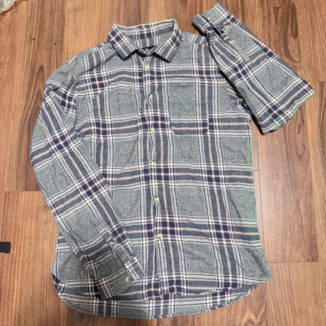 Threadbare Plaid Flannel Shirt Medium