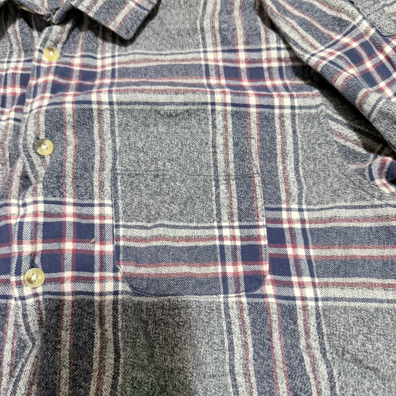 Threadbare Plaid Flannel Shirt Medium - photo 3