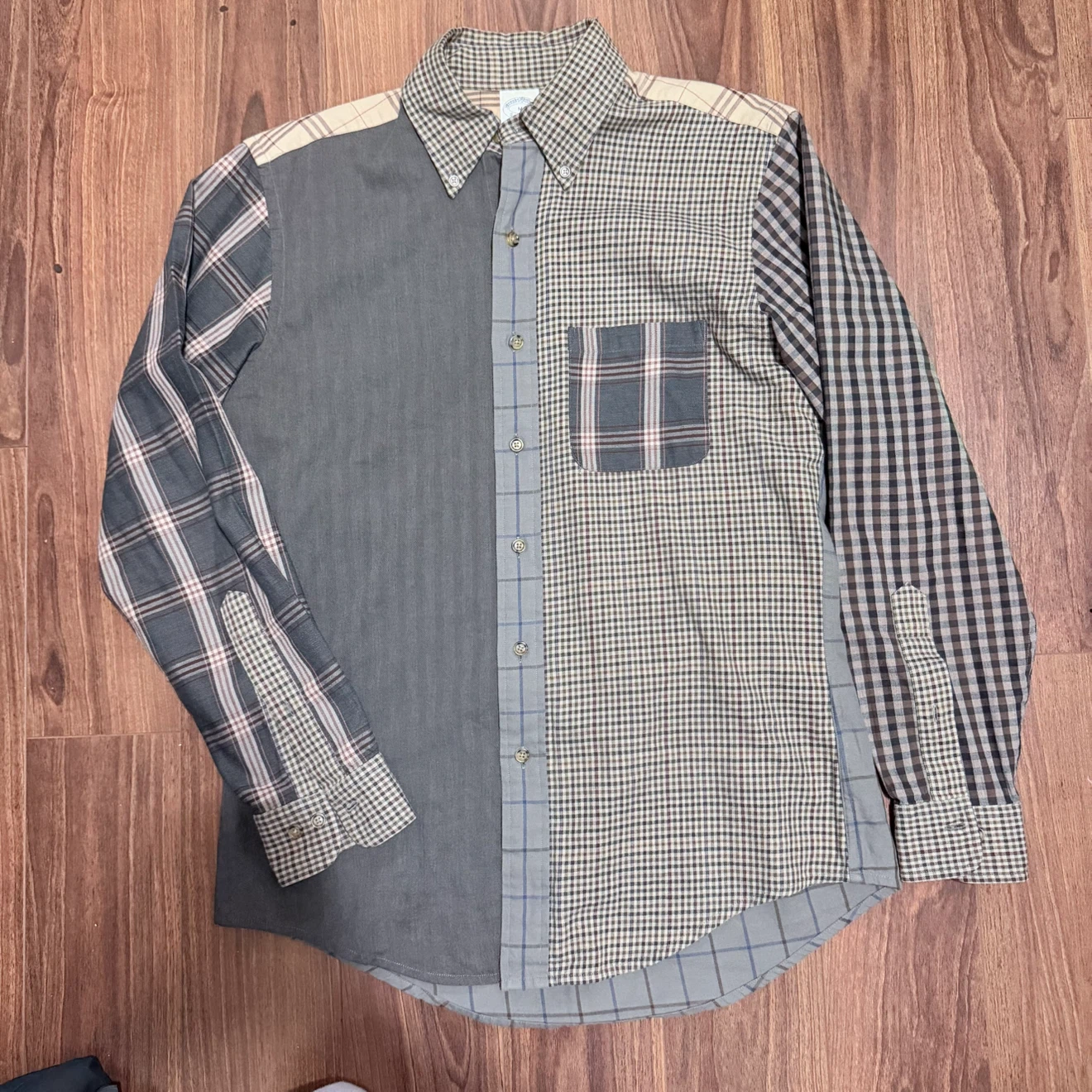 Brooks Brothers Brooksflannel Multi-Pattern Shirt