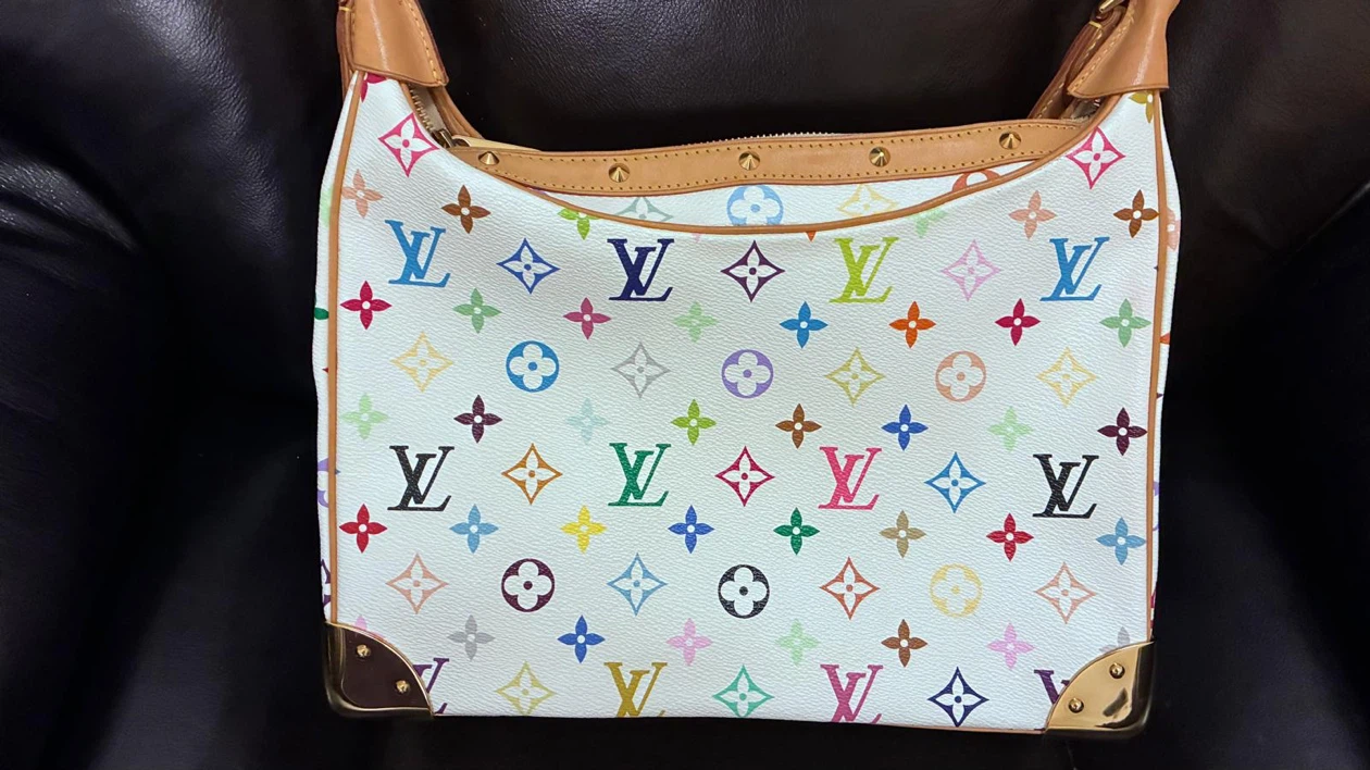 Louis Vuitton White Multicolor Monogram Canvas Boulogne Bag - photo 5