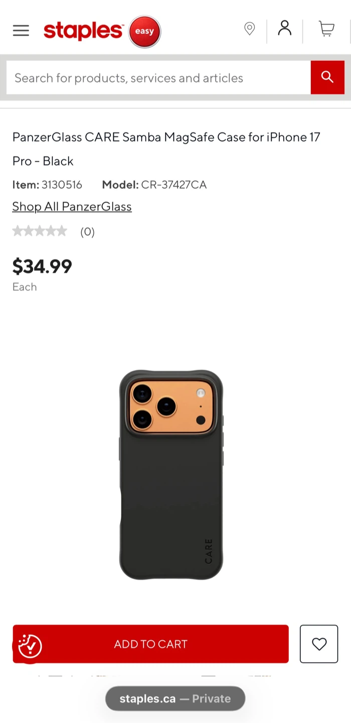 PanzerGlass CARE Samba Case for iPhone 17 Pro - photo 2