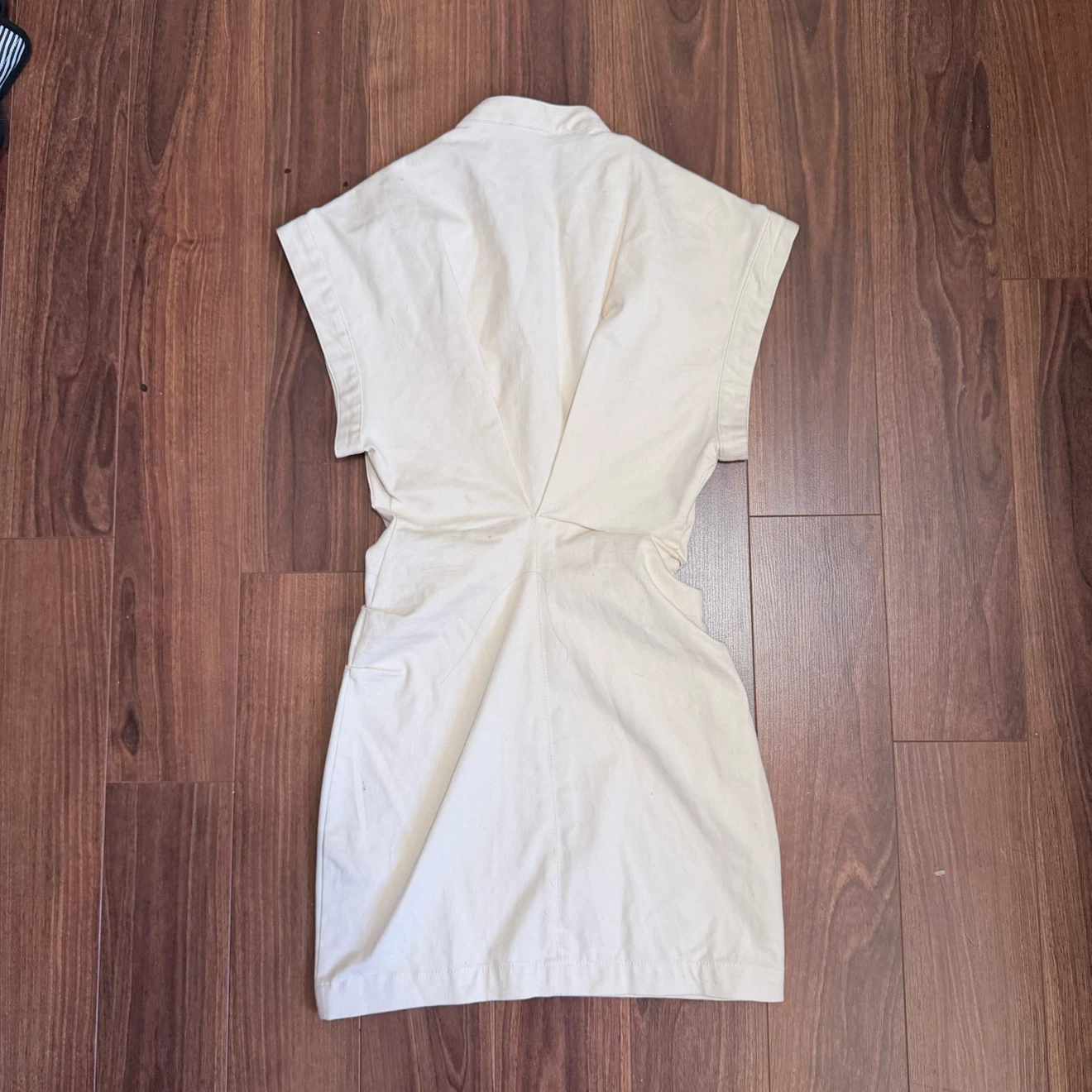 Zara Off-White Utility Dress - photo 5