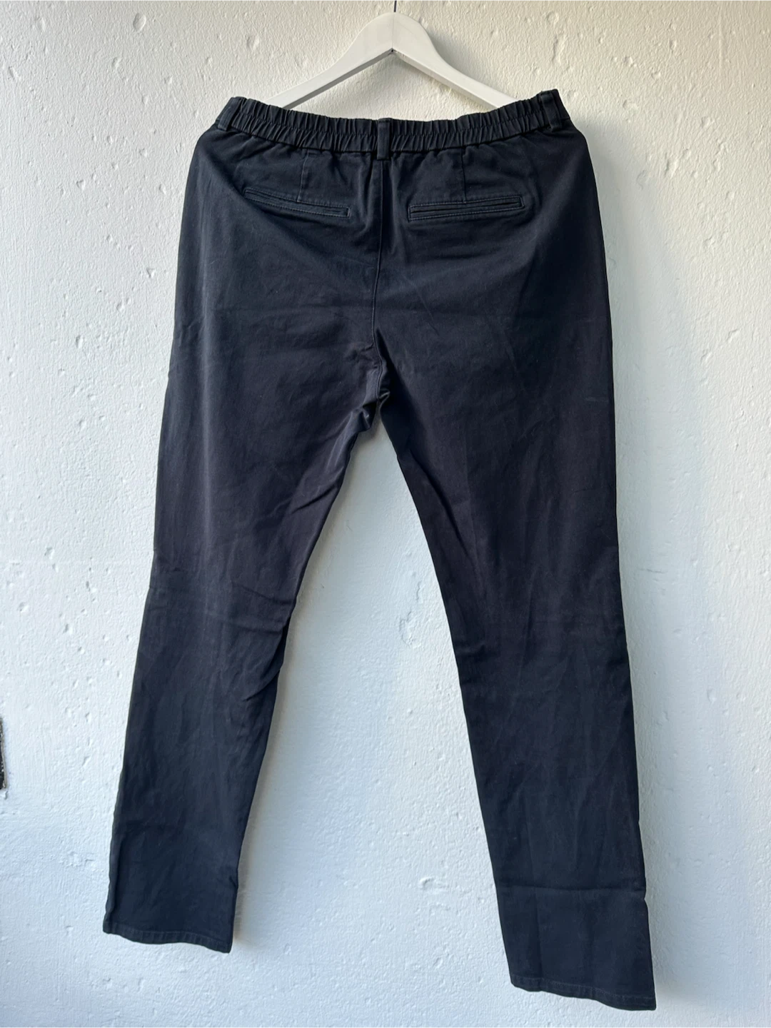 MUJI Black Cotton Blend Pants - photo 2