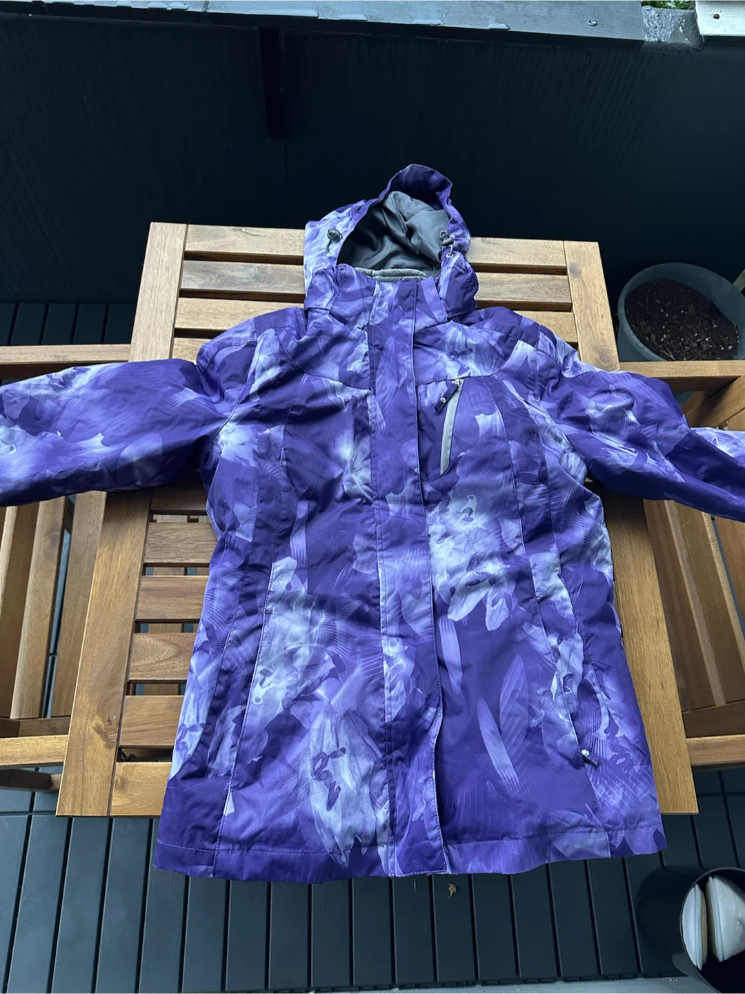 Free Country Purple Patterned Winter Jacket - photo 2