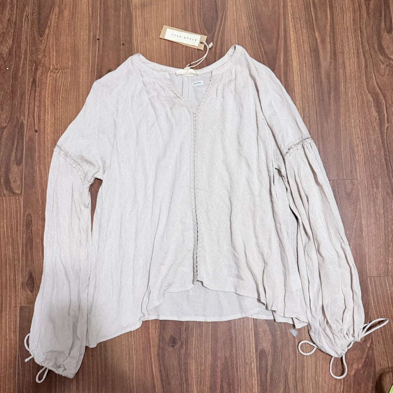 Blush Noir Long Sleeve Top