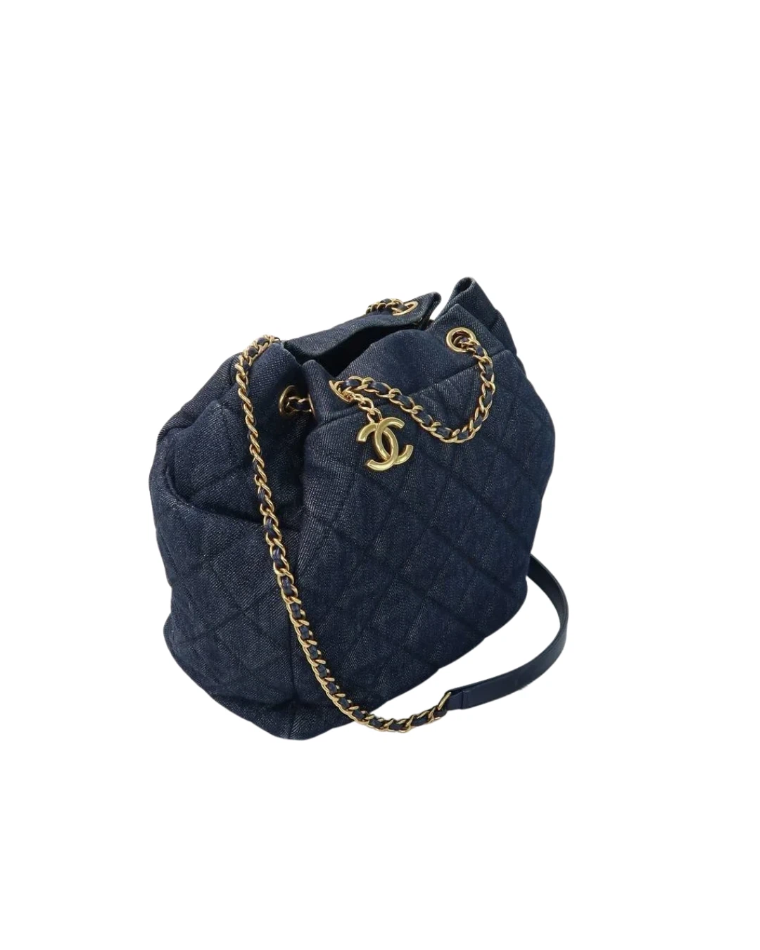 Chanel Denim Drawstring Crossbody/Shoulder bag - photo 2