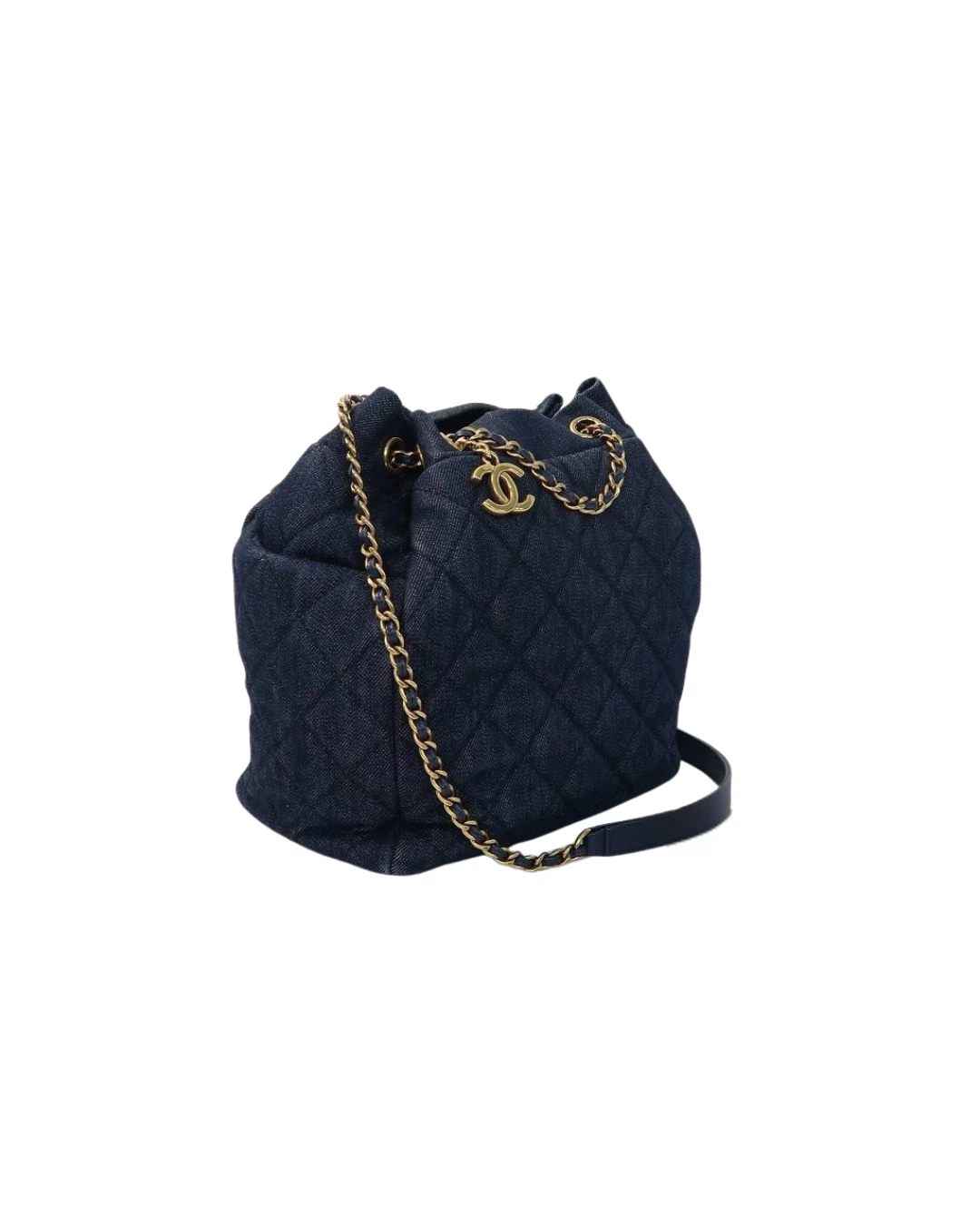 Chanel Denim Drawstring Crossbody/Shoulder bag - photo 3