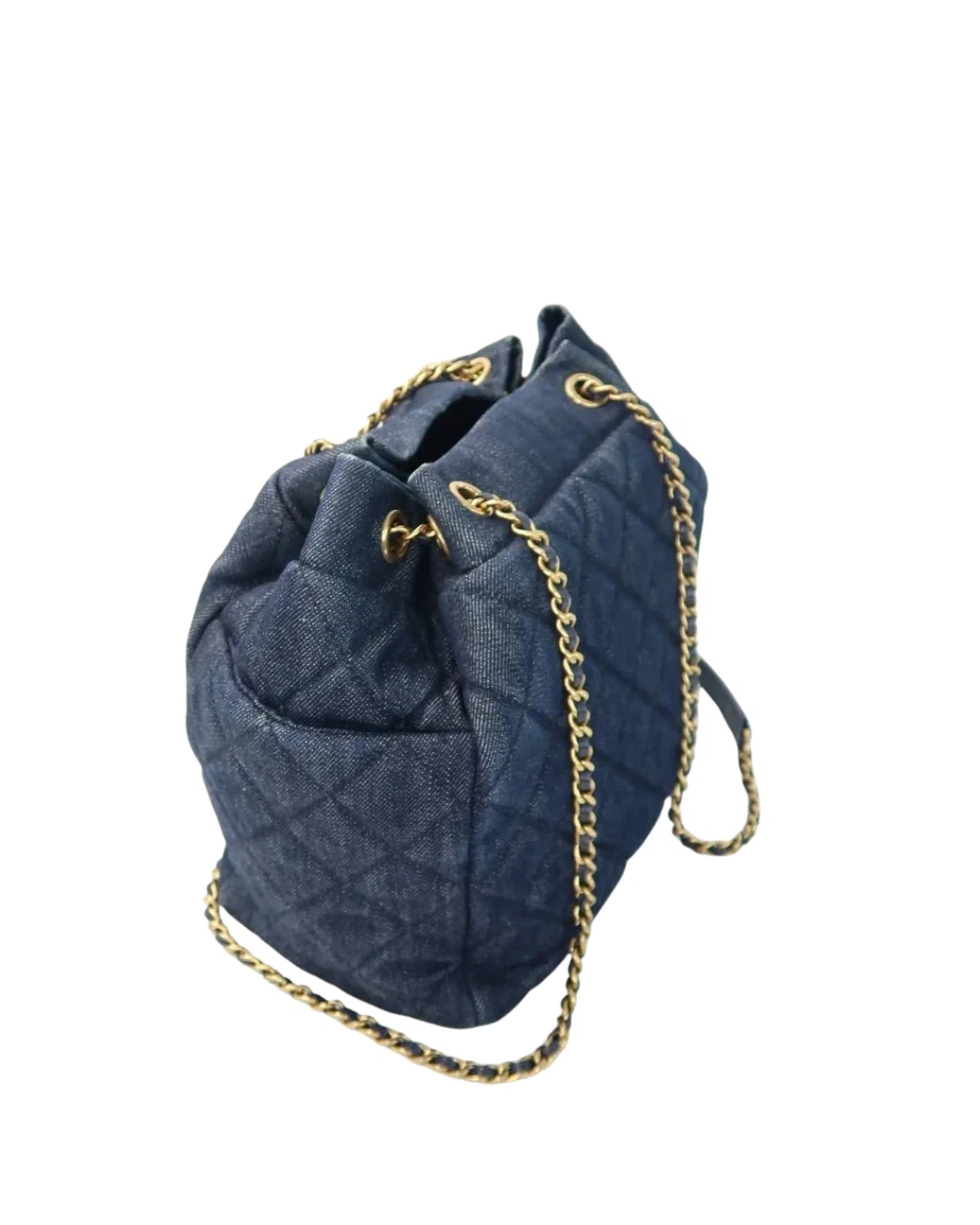 Chanel Denim Drawstring Crossbody/Shoulder bag - photo 4