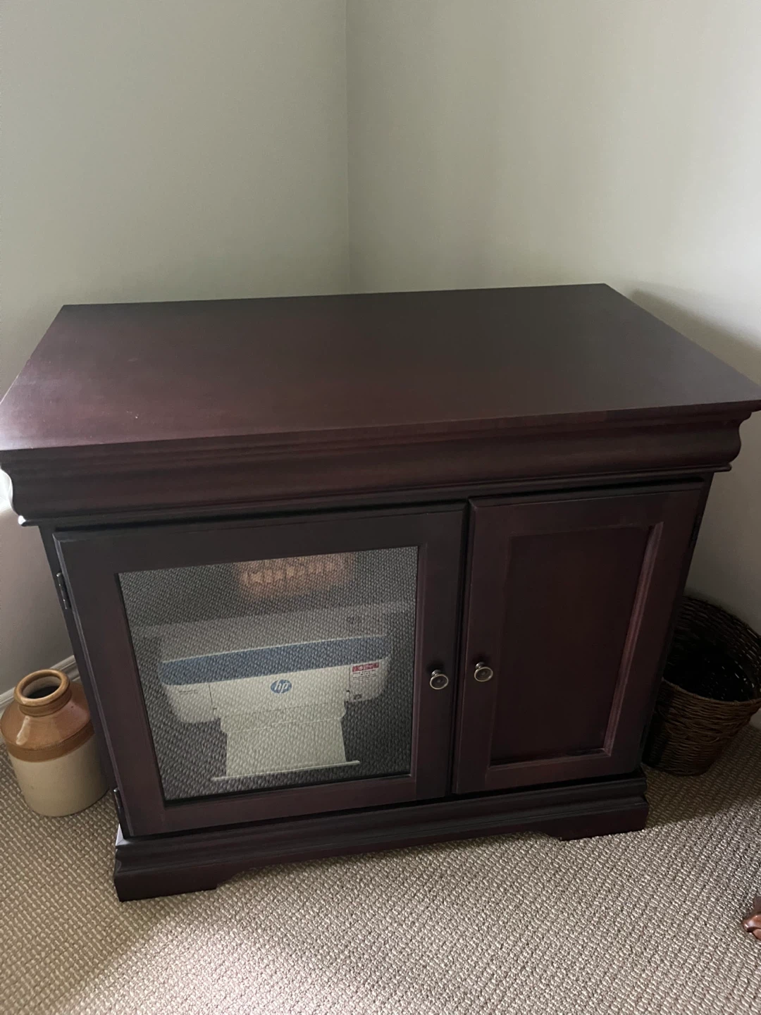 Dark Wood Cabinet / TV stand