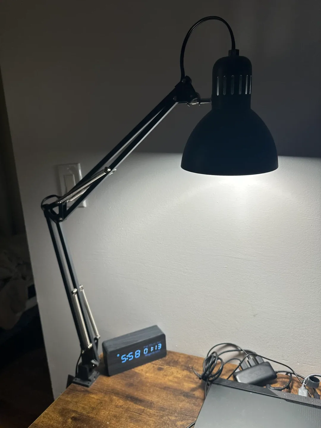 IKEA TERTIAL Adjustable Work / Desk Lamp – Dark Grey