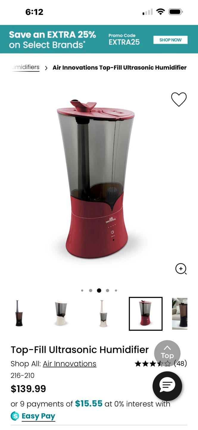 Air Innovations Top-Fill Ultrasonic Humidifier - photo 3