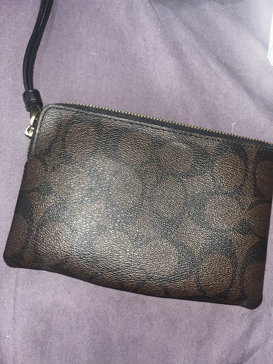 Coach Signature Print Wristlet - photo 3