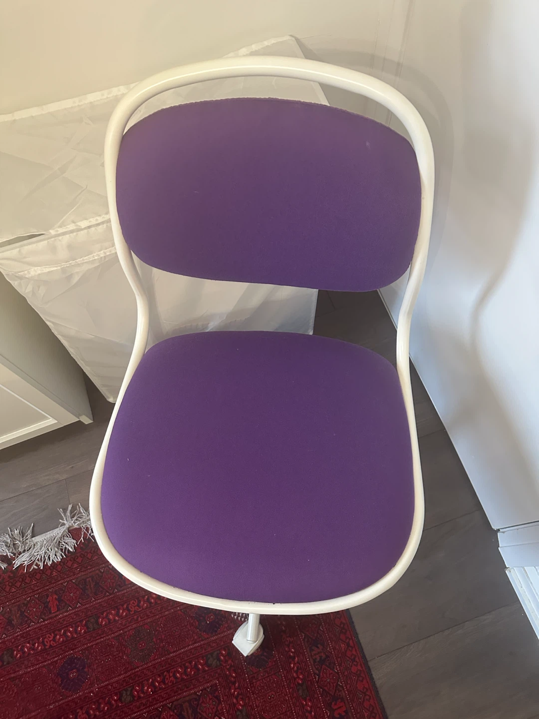 IKEA ÖRFJÄLL Desk Chair (White/Purple) - photo 3