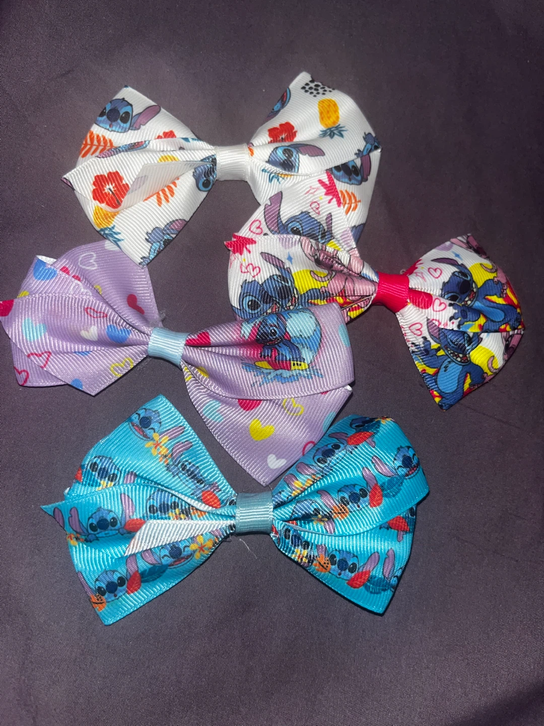 Stitch Hair Bows Set