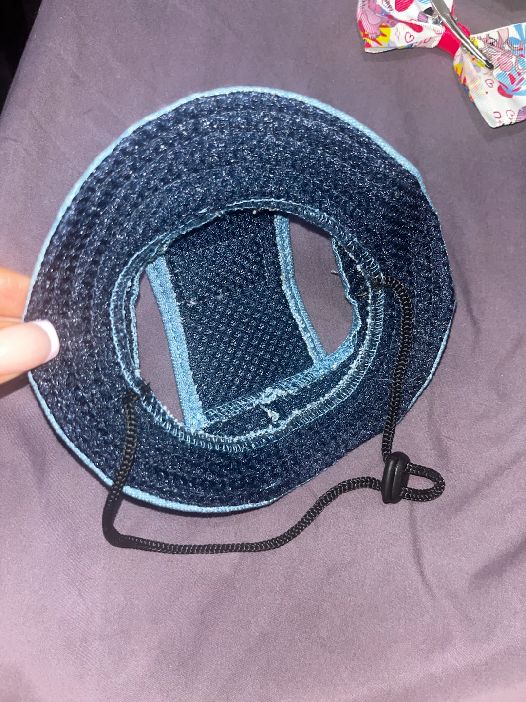 Denim Pet Hat