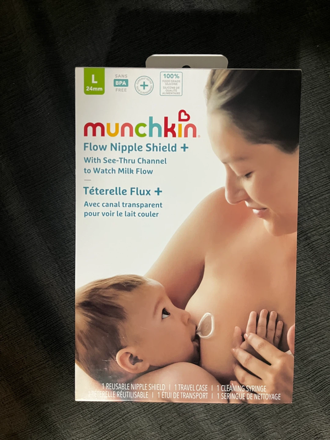 Brand New Munchkin Flow Nipple Shield 24mm