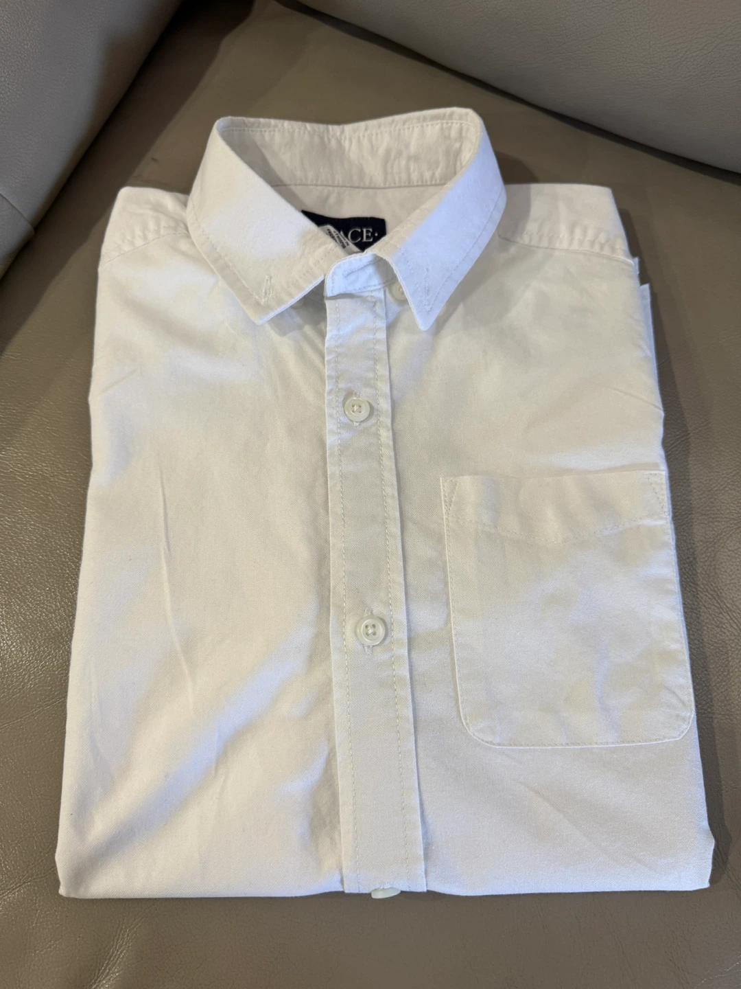 white short sleeve shirt boys size10-12