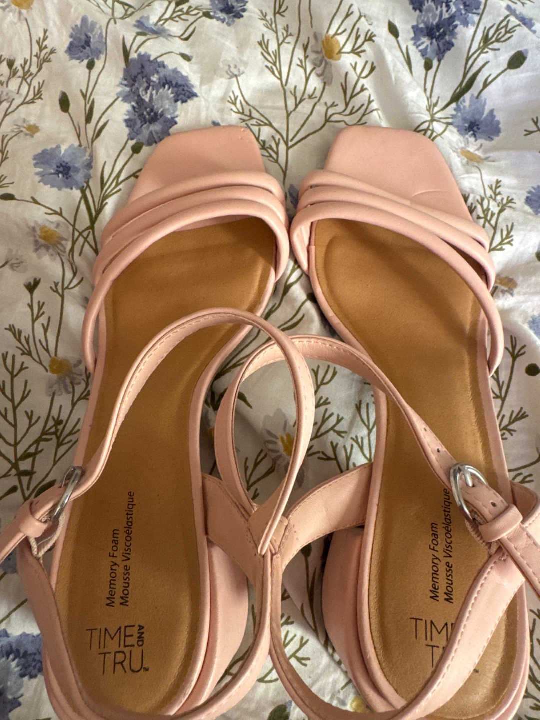 Time and Tru Pink Block Heel Sandals - photo 3
