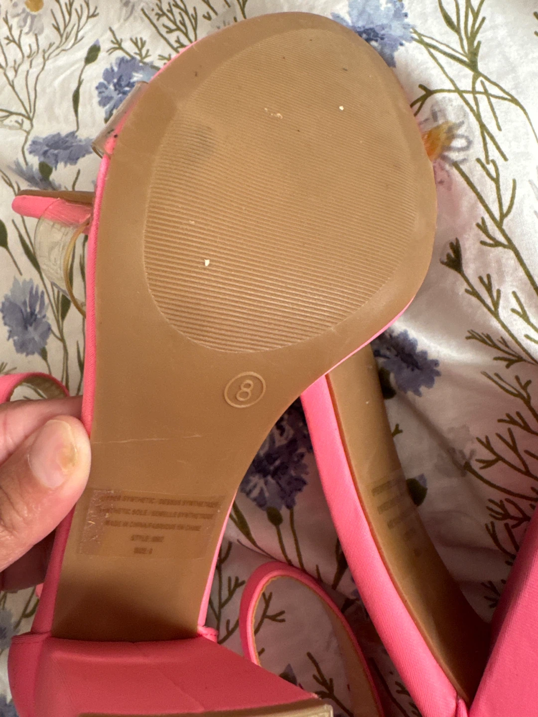 Streetwear Society Neon Pink Heeled Sandals - photo 4