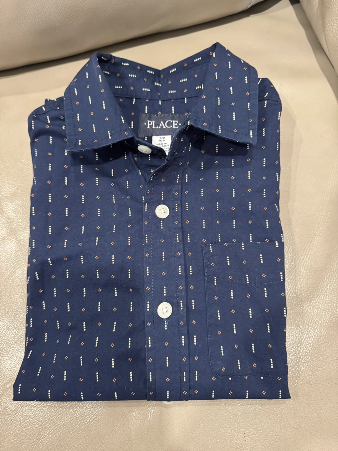 Full sleeves Button-Down Shirt size7/8