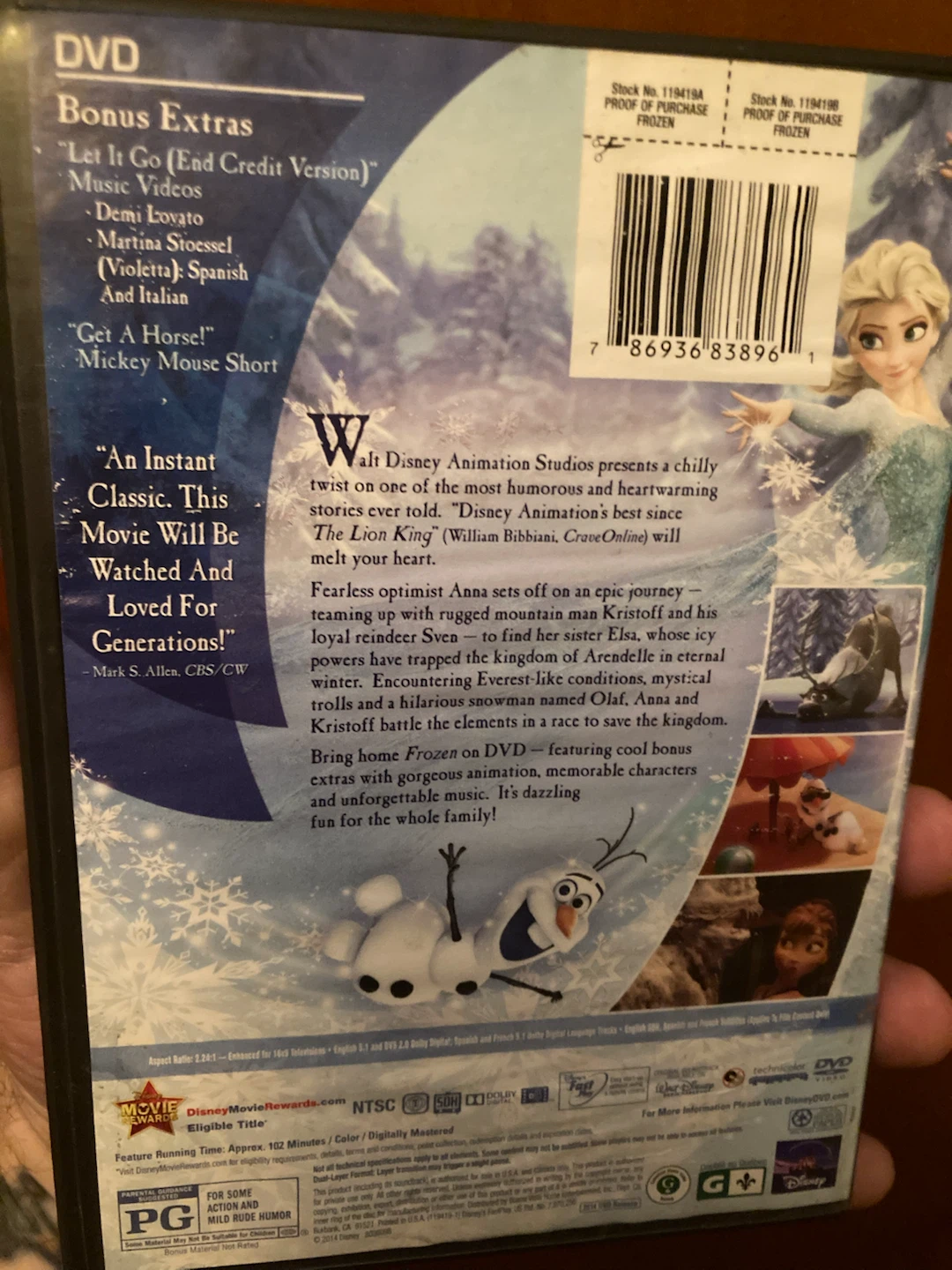 Frozen (DVD) - photo 2