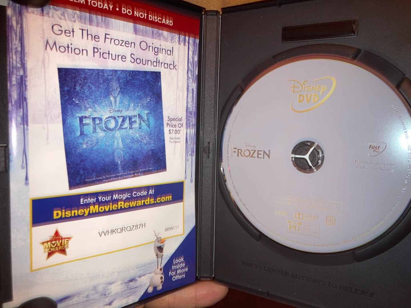 Frozen (DVD) - photo 3