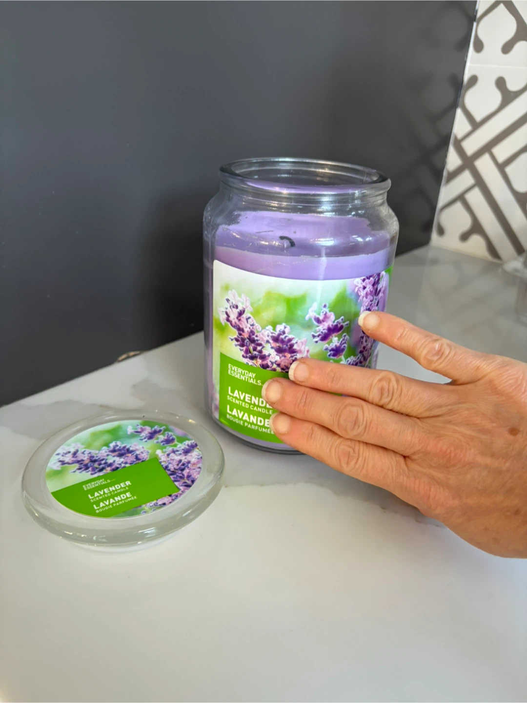 Lavender scented candle - photo 4