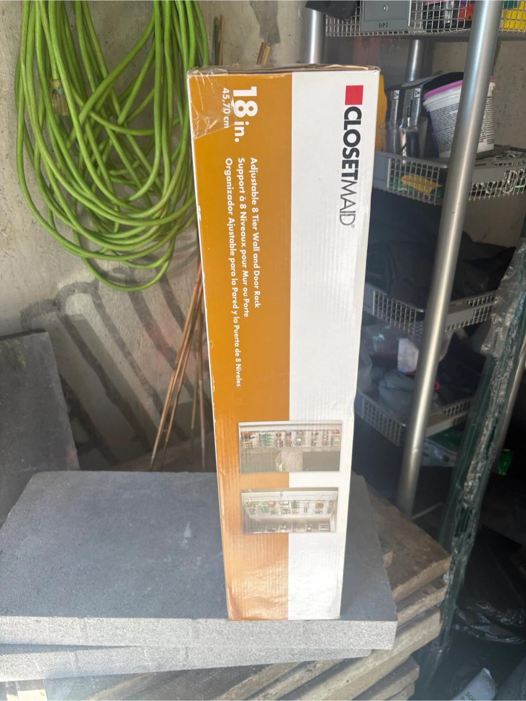 ClosetMaid 8-Tier Adjustable Wall and Door Rack - photo 2