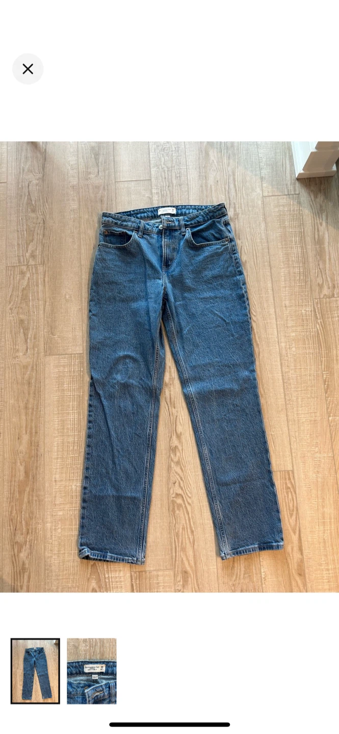 Abercrombie & Fitch 90s Straight Curve Love Jeans Size 29