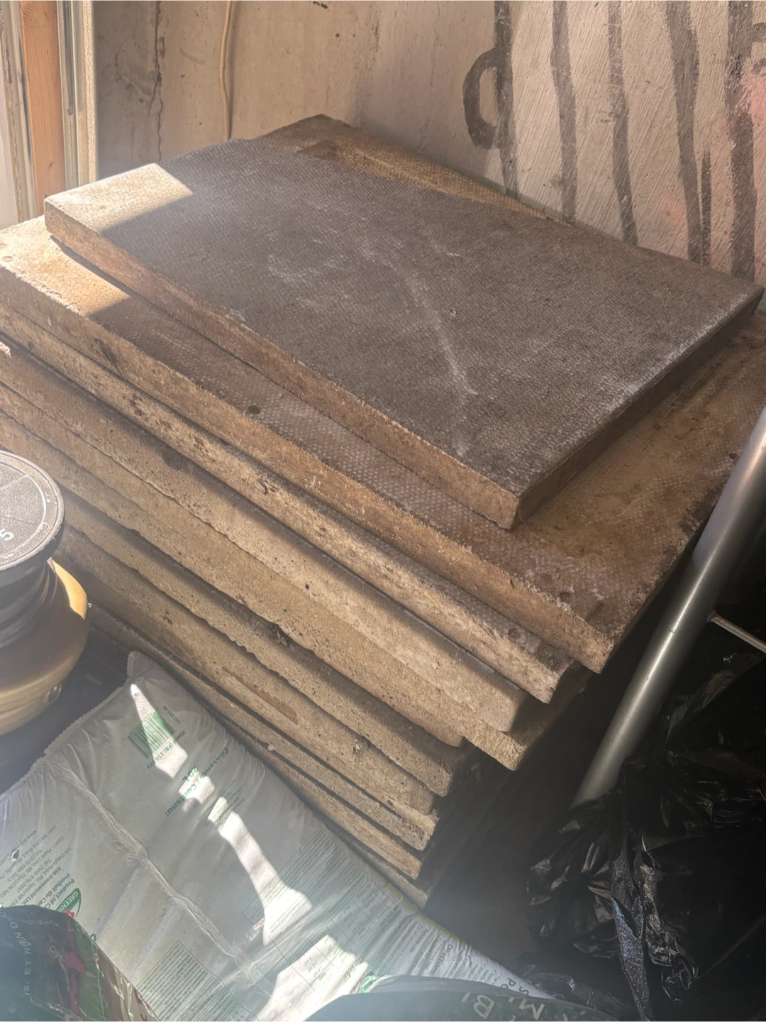 Set of 14 Concrete Patio Stones 30x24