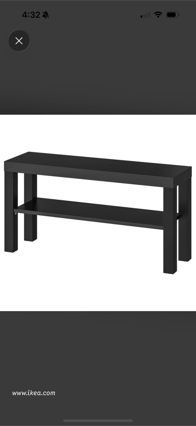 IKEA LACK TV Bench - Black