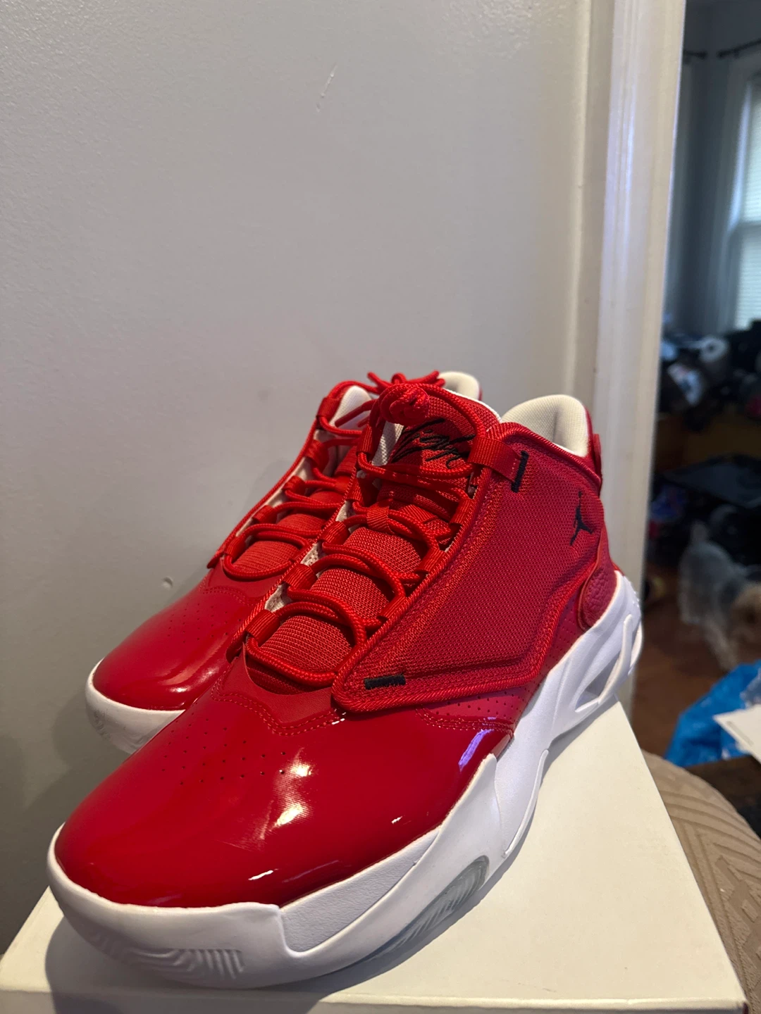 Jordan Flight Basketball Shoes Red - photo 3