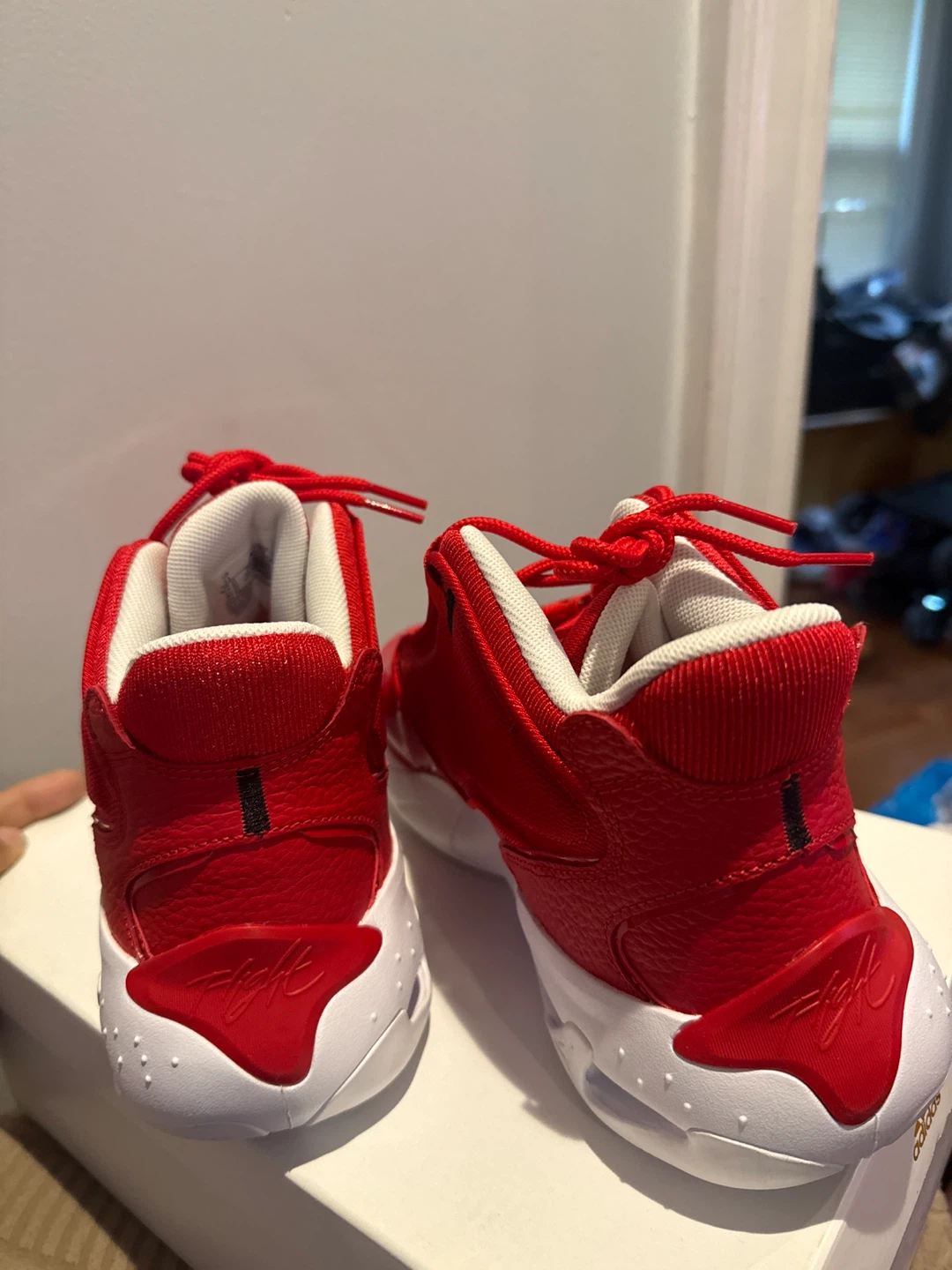 Jordan Flight Basketball Shoes Red - photo 4