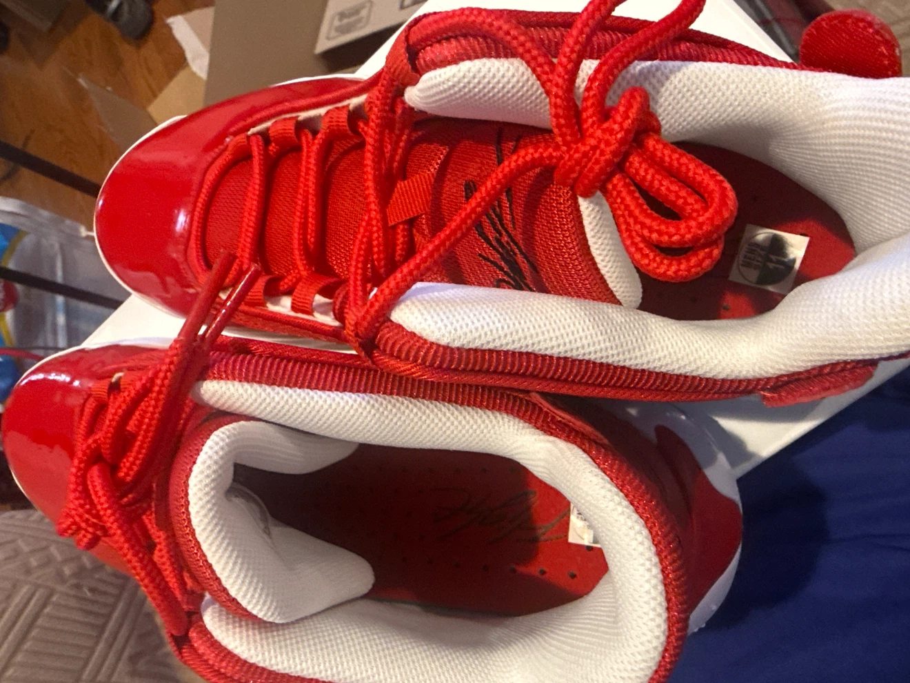 Jordan Flight Basketball Shoes Red - photo 5