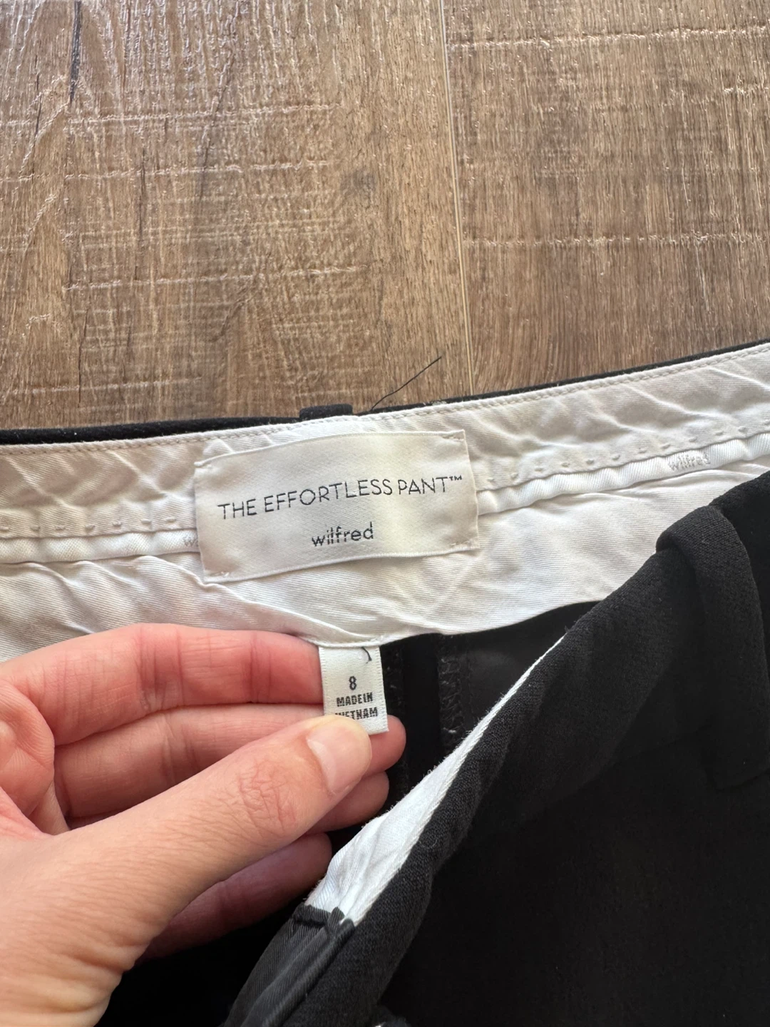 Wilfred The Effortless Pant Black Size 8 - photo 3