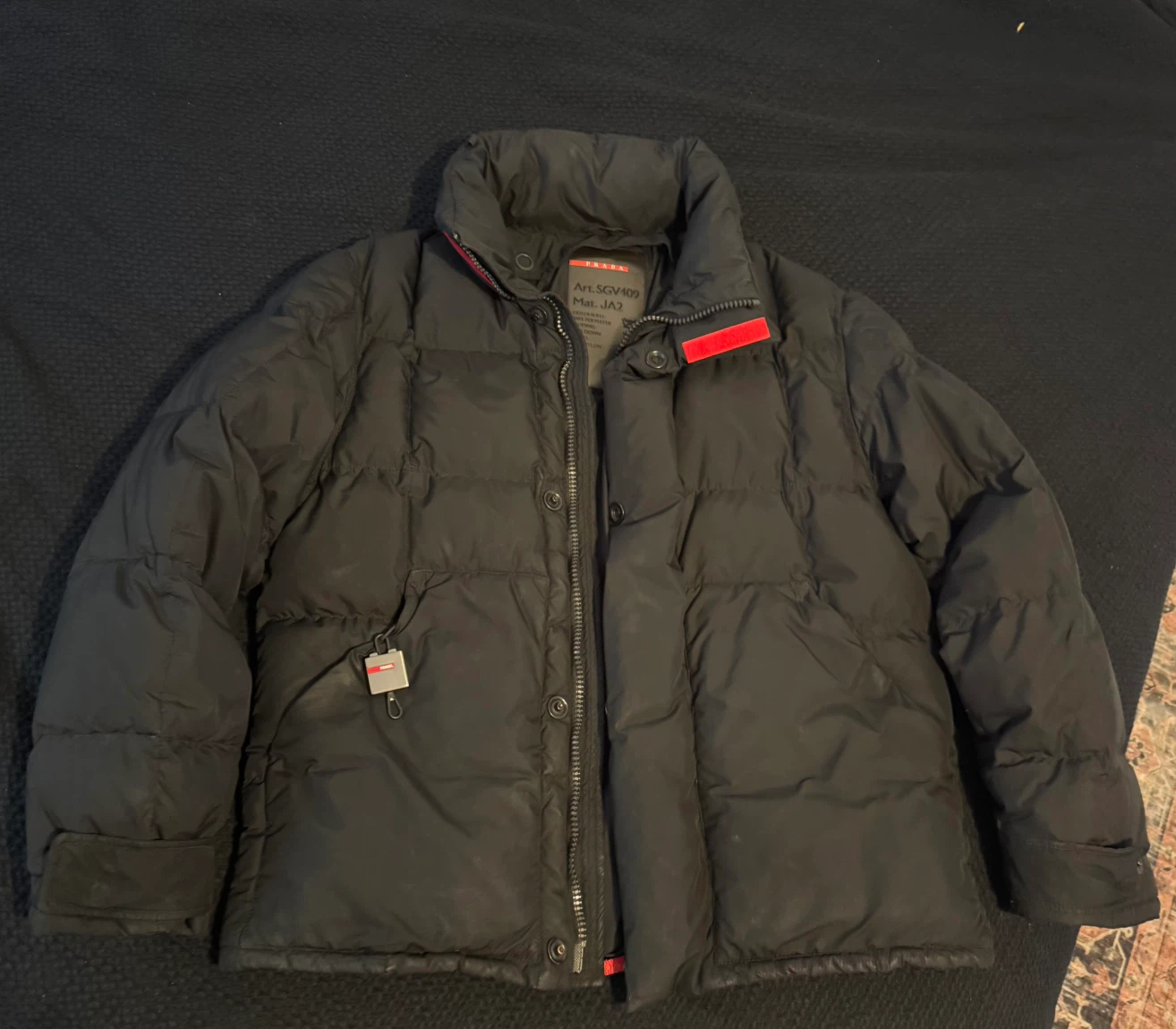 Prada Down Jacket Art. SGV409 Black