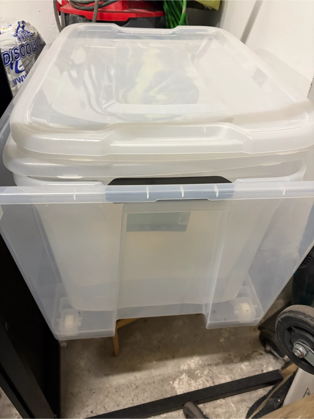 Clear storage
